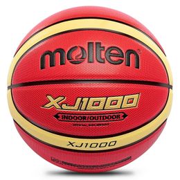 Molten XJ1000 Basketball Size 6 7 Indoor/Outdoor Training Wear-Resistant PU Leather Basketball240129
