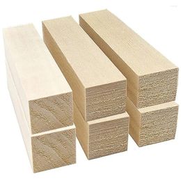 6Pcs Basswood Carving Blocks For Wood Beginners Hobby Kit DIY