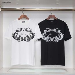 designer t shirt men brand clothing for mens summer top fashion geometry logo round neck man shirt Feb 03