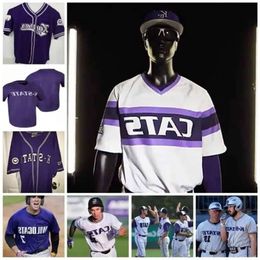 2024 Glac202 Mens Womens Youth Kansas State Wild Cats Custom Any Number Any Name NCAA College Baseball Jer High