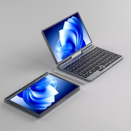 2024 Yeni 8 inç mini cep dizüstü bilgisayar tableti Alder Lake-N100 RJ45 180 Dönüyor