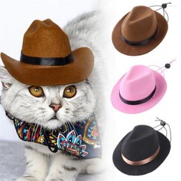 Dog Apparel Funny For Puppy Kitten Party Supplies Pet Accessories Headwear Costume Top Hat Cowboy Dogs Cat Caps