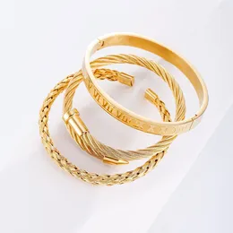 Bangle Trendy Nail Stainless Steel Cuff Bracelets For Men Women Rope Chain Link Male Charm Brand Jewelry Top Quality Gift