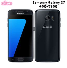 Samsung galaxy s7 g930a g930t g930p g930v g930f telefone desbloqueado octa core 4gb ram 32gb rom 5.1 Polegada 12mp celular remodelado
