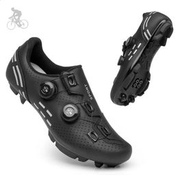 Cycling Sneaker MTB Men Sports Dirt Bike Shoes SPD Pedal Mountain Bicycle Footwear Speed Racing Man Flat Off Road Cycling Shoes 240129