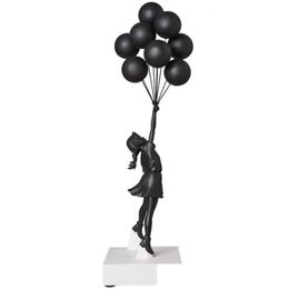 Movie & Games New Banksy Street Art Flying Balloons Girl Balloon Scpture Trend Decoration For Children58X15X15Cm Drop Delivery Toys Gi Dhyai