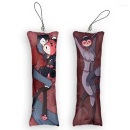 Keychains Original Design Mini Dakimakura Keychain Anime Pendant Double-Sided Print DIY Custom Hanging Ornament Small Pillow Key Chain