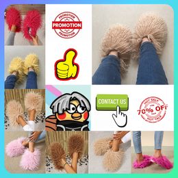 Designer Casual Platform Plush slippers cotton padded for women man Autumn Winter Keep Warm Comfortable wear resistant Indoor Wool Fur Slippers Softy 36-49