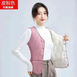 Women's Vests 2024 Women Ultra Light Down Cotton Slim Sleeveless Jacket Portable Girl Lightweight Windproof Waistcoat Fashion