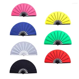 Decorative Figurines Plastic Bone Folding Fan Chinese Girl Boys Performance Show Prop