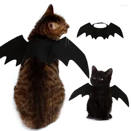 Cat Costumes Halloween Pet Clothes Black Bat Wings Harness Costume For Cosplay Dog Party Supplies