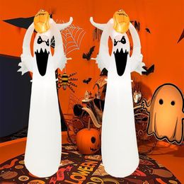 Halloween decoration costume glowing little ghost pumpkin with light white ghosts tree inflatable garden decorations inflatables m156q