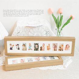 Frames Children Growth Recording Po Frame For Home Decor And Easy To Clean Preserve Important Moments