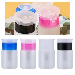 Storage Bottles Empty Makeup Remover Plastic Portable Nail And Washing Water Container Refillable Press Bottle Travel Tools