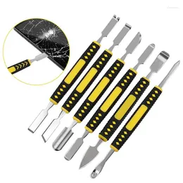 Professional Hand Tool Sets 6Pcs Metal Crowbar Set Mobile Phone Repair Opening Pry Bar Screen Dissamble Laptop Electronic Tools