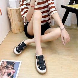 Sandals Gothic Shoes High Heel Brands Luxury Women Heeled Ladies Slippers Summer 2024 Teenagers Tennis Nice