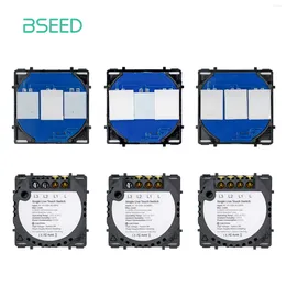 Smart Home Control BSEED 1/2/3Gang Touch Switch Function Key Wall Light Switches Insert Part Led Power Blue Backlight Module