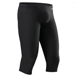 Underpants Underwear Men Boxer Long Leg Briefs Mens Ice Silk Trunk Sport Shorts Breathable Legged Boxers Convex Pouch