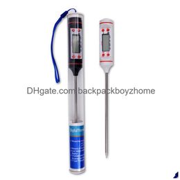 Thermometers Household Digital Thermometer Kitchen Cooking Food Meat Grill Bbq Probe Thermometers Water Milk Oil Liquid Oven Temperaur Dhqv0