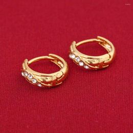 Stud Earrings Brazil Gold Color For Women Party Wholesale Factory Price Gift Fashion Boys