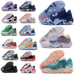 Paul Star Trainer 6 Pg Sneaker Shoes Grey All Fluoro George White Fog Mint Blue Mens Bred Infrared Black Basketball Painted Pg6 Mens Pa Veeg