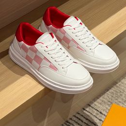 Beverly Hills Sneaker white designer Casual Shoes trainer shoe Rubber outsole lattice outdoors suppleness Sneakers Luxury Red Trainer runing shoes size 35-46