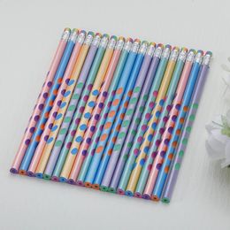 100pcs Wooden Pencil HB Pencil with Eraser Children's Drawing Pencil School Writing Stationery Black Non-toxic Standard Supplies 240123