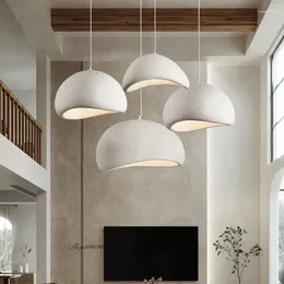 Pendant Lamps Modern Designer Wabi Lights Creative Resin Chandeliers For Dining Room Restaurant Home Decor E27 Lamp Loft Suspension