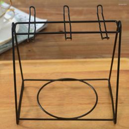 Kitchen Storage Display Shelf Stainless Steel Coffee Cup Holder Stand Rack Hanging Nail Free Mugs Plate