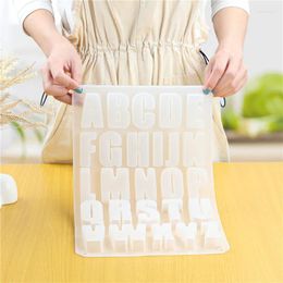 Baking Moulds Non-Stick Silicone 3D 26 Letter Number Cake Mould DIY Large Alphabet Candy Ice Tray Cookie Chocolate Mould Resin Decorate