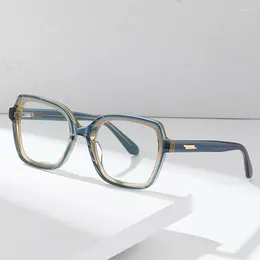 Sunglasses Frames Gmei Optical Women Fashion Acetate Blue Light Blocking Computer Glasses Without Degrees Female Square Spectacles Frame