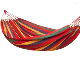 Camp Furniture Camping Hammock Portable Outdoor Single PersonWith Nylon Colour Matching High Strength Parachute Fabric Hanging Bed