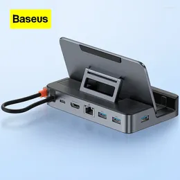 Baseus 6 In 1 Multifunction HDMI Converter Is Applicable To Steamdeck USB 3.0 Game Projection Screen Mouse HUB Docking Station