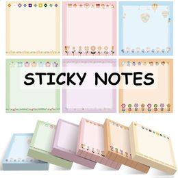 Selfstick Notes Student Stationery Writing Pads Office Supplies Notebook Sticky To Do List Tearable Memo 240119