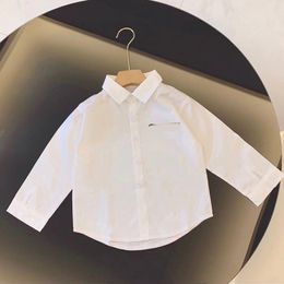 Korean style Personalised trendy brand new boys and girls shirts for spring autumn and summer with a base coat and a trendy children casual shirt