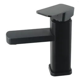 Bathroom Sink Faucets 1pc Black Plastic Steel Basin Faucet And Cold Water Mixer Tap Replacement Supplies Kitchen