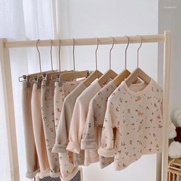 Clothing Sets Kids Set Boy's Suit Spring Autumn 2024 Long Sleeve Girl's Two Piece Clothes T-shirt Pants Toddler Suits