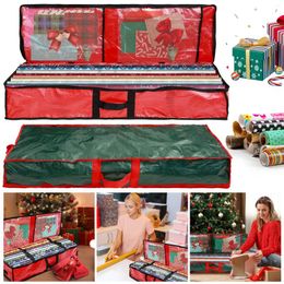 Storage Bags Wrapping Paper Container Gift Wrap Organiser Waterproof Christmas Bag Foldable Organise