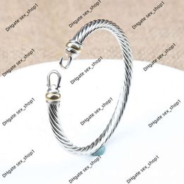 Designer Jewellery Bracelet Fashion Brand Davidss 5mm with Twist Hook