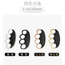 Stainless Steel Fibreglass Finger Tiger Designers Four Self-defense Device Hand Support Fist Buckle Ring Wolf Ing Equipment X7PF