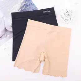 Women's Panties Waist Pants Size High Short Non-curling Boxer Plus Breathable Four-corner Thin Shorts Safety Legging