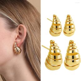 Hoop Earrings Vintage Hollow Gold Plated Waterdrop Earring Dupes Small Latge Chunky Teardrop For Women Fashion Jewellery Gifts