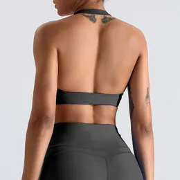 Yoga Outfit Wmuncc Bra Women's Neck Hanging Beautiful Back Fitness Vest Running -absorbing Gathering Sports Underwear