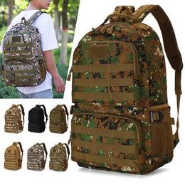 Camouflage Backpack Men Large Capacity Army Military Tactical Backpack Men Outdoor Travel Rucksack Bag Hiking Camping Backpack 240124