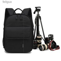 Camera bag accessories Waterproof Multi-functional Digital DSLR Video Bag with Rain Cover Small SLR Laptop Tripod for Photographer YQ240204