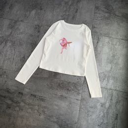 Sweet and Cute Bow Long Sleeve T-shirt for Spring