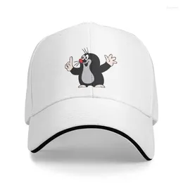 Ball Caps Punk Cute Mole Baseball Cap Men Women Adjustable Cartoon Krtek Little Maulwurf Dad Hat Sun Protection