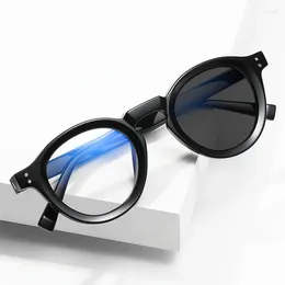 Sunglasses GENEVIEVE Simple Design Geometric Small Frame Women's Glasses Anti-Blue Light Pochromic Customizable Prescription Eyewear