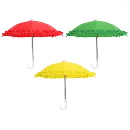 Umbrellas Lace Toy Umbrella Decor Po Prop Adorable Miniature Pograph Children Cognitive Home