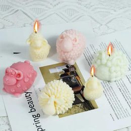 Craft Tools Multi Style Sheep Silicone Candle Mould Cute Animal Soap Resin Plaster Making Mould Chocolate Cake Decor Baking Tool Lovely Gifts
